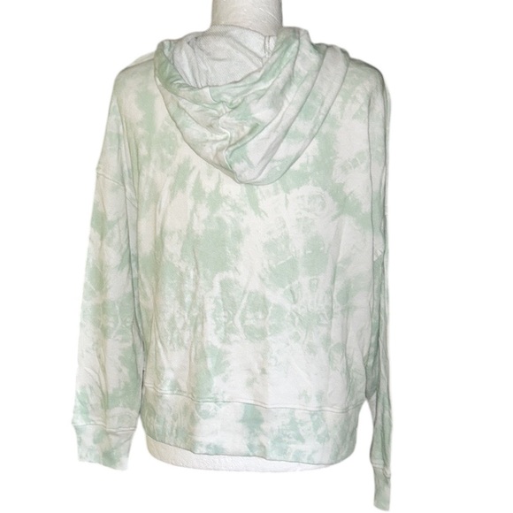NWT Rails Nico Mint Green Tie Dye Print Cropped Hoodie Sweatshirt - XS + - Picture 7 of 12